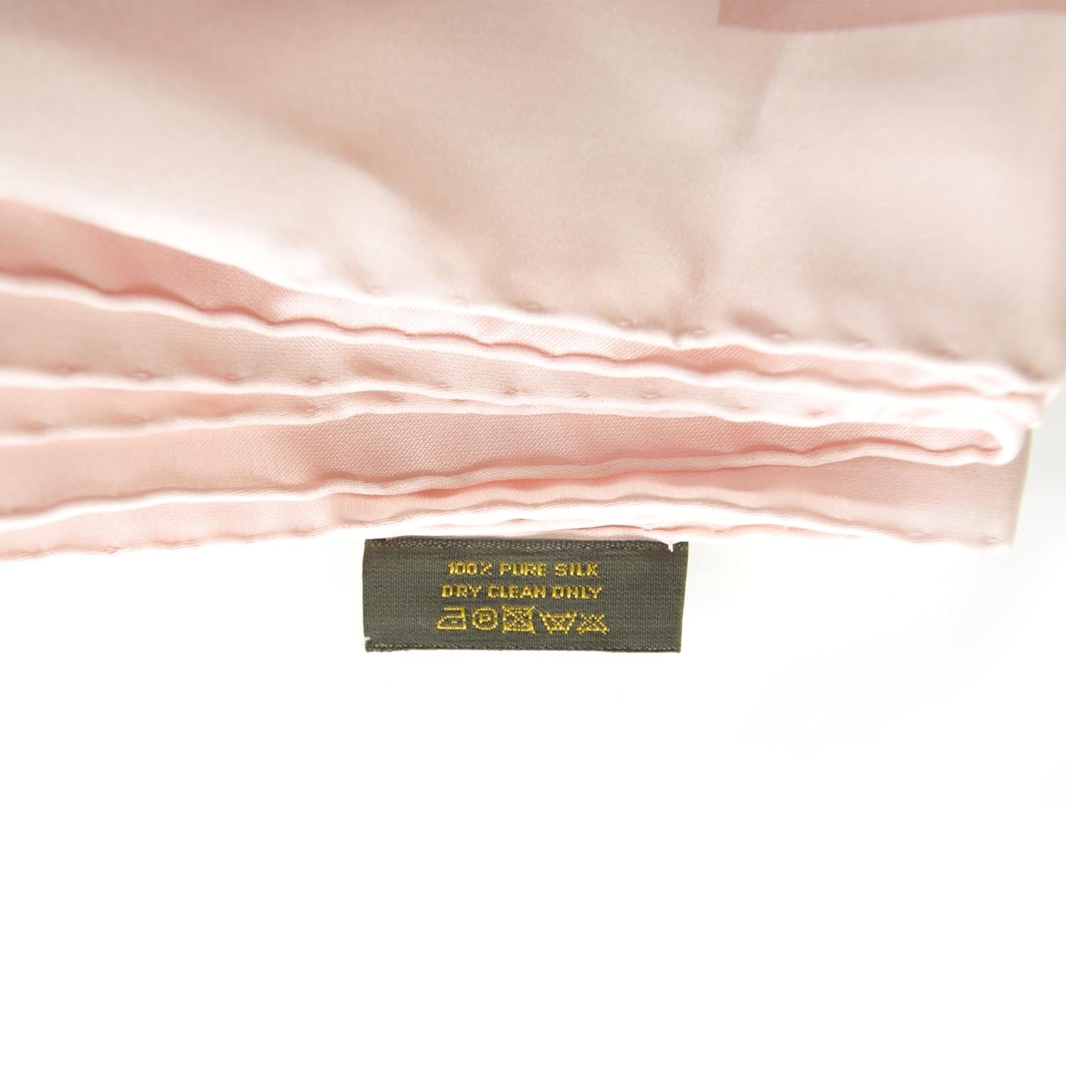 Louis Vuitton Silk Monogram Capri Scarf Pink 6 of 7