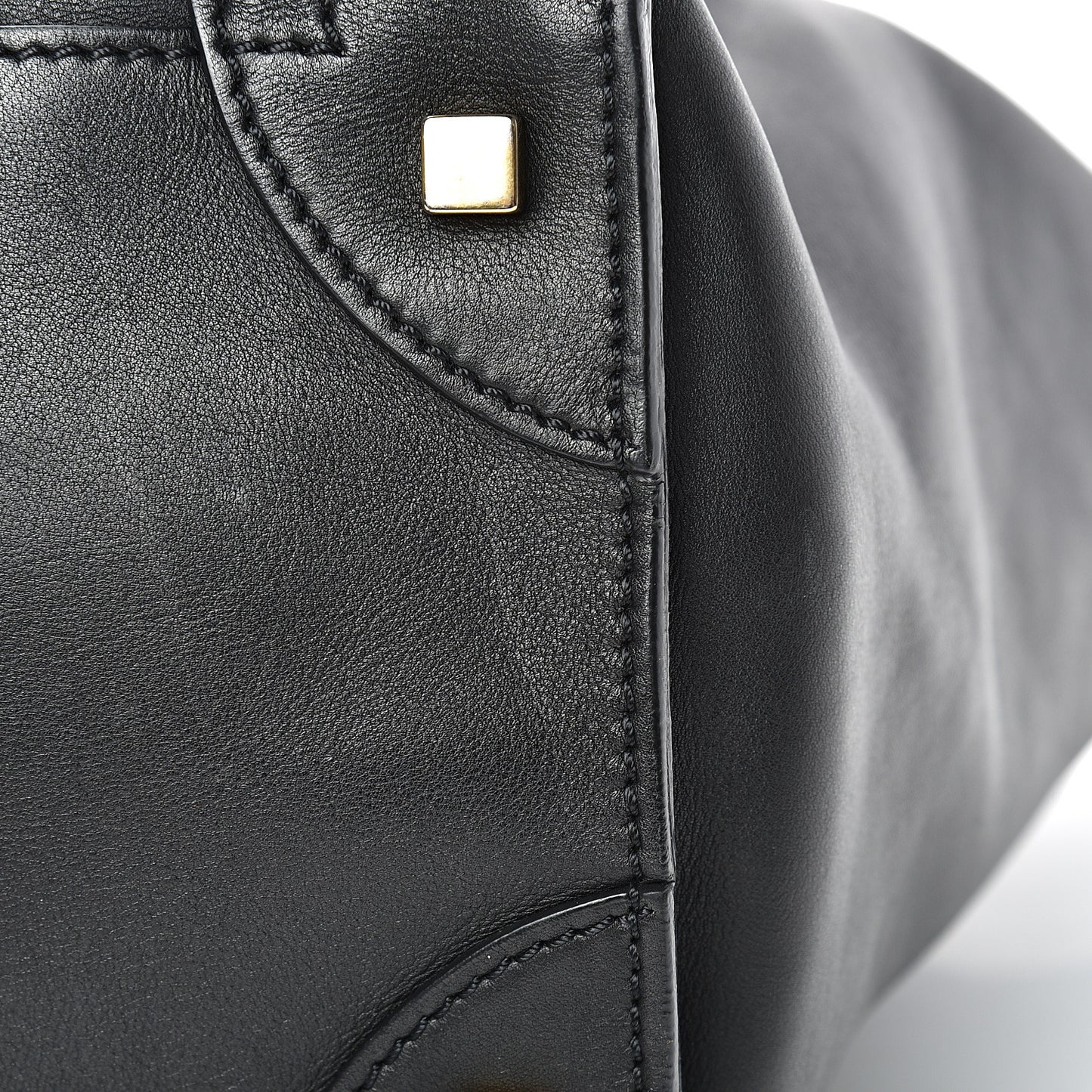 Smooth Calfskin Mini Luggage Black