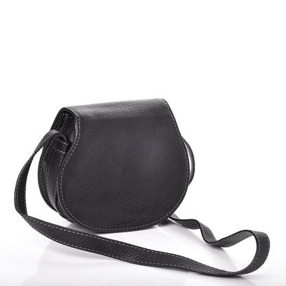 Chloe Calfskin Mini Marcie Round Crossbody Bag Black 3 of 7