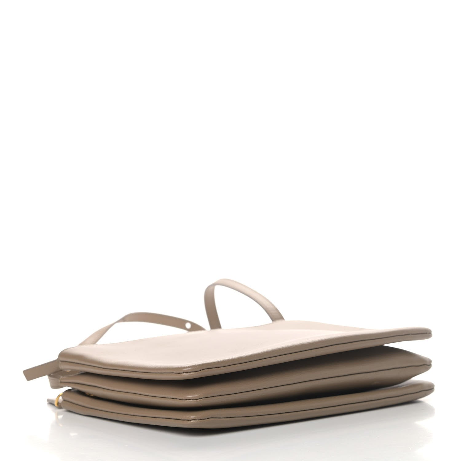 Celine Liege Calfskin Large Trio Crossbody Bag Taupe 3 of 5