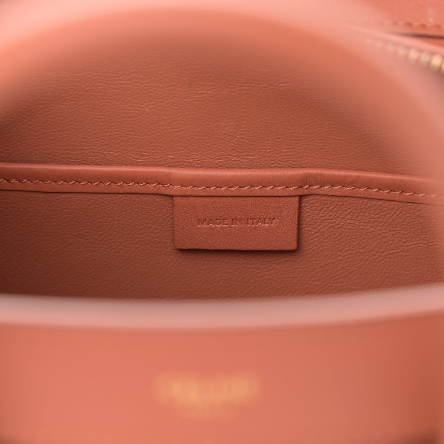 Smooth Calfskin Nano Luggage Terracotta