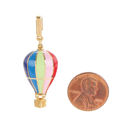 Louis Vuitton 18K Gold Lacquer Murakami Hot Air Balloon Charm 2 of 4