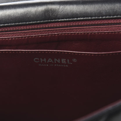 Chanel Lambskin Quilted Jumbo Single Flap Black 6 of 13