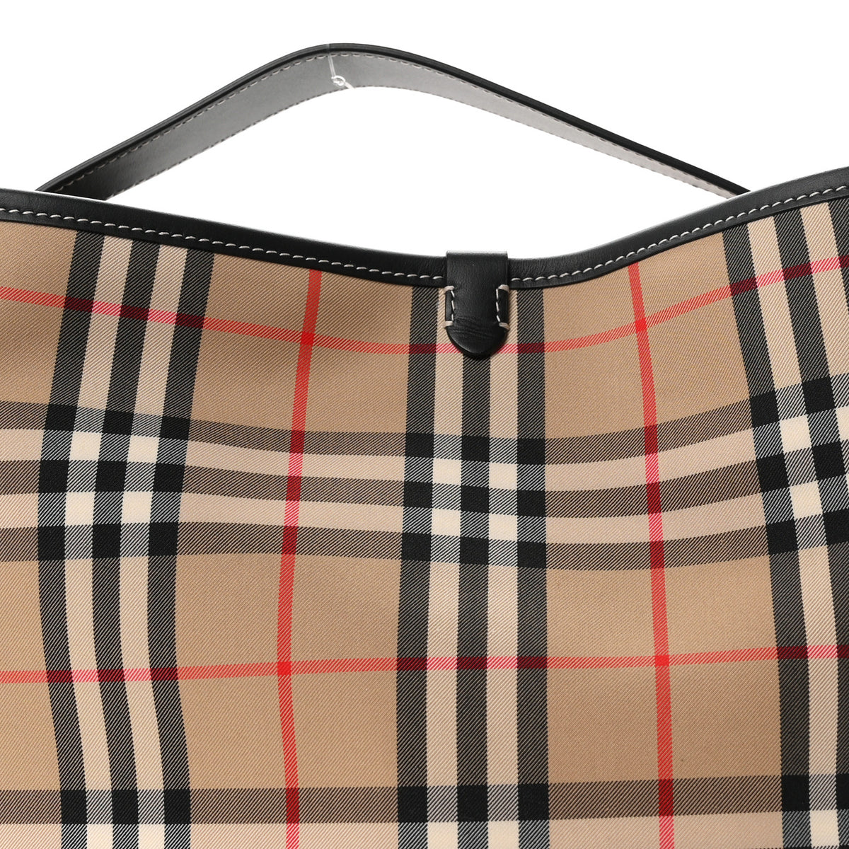 Burberry Vintage Check Calfskin Ashby Bucket Bag Archive Beige 9 of 11