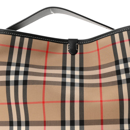 Burberry Vintage Check Calfskin Ashby Bucket Bag Archive Beige 9 of 11