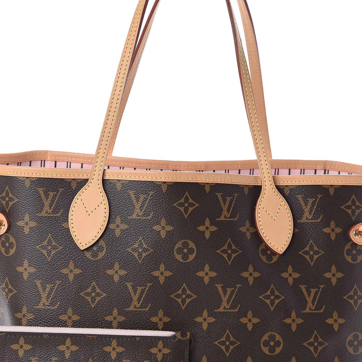 Monogram Neo Neverfull MM Rose Ballerine
