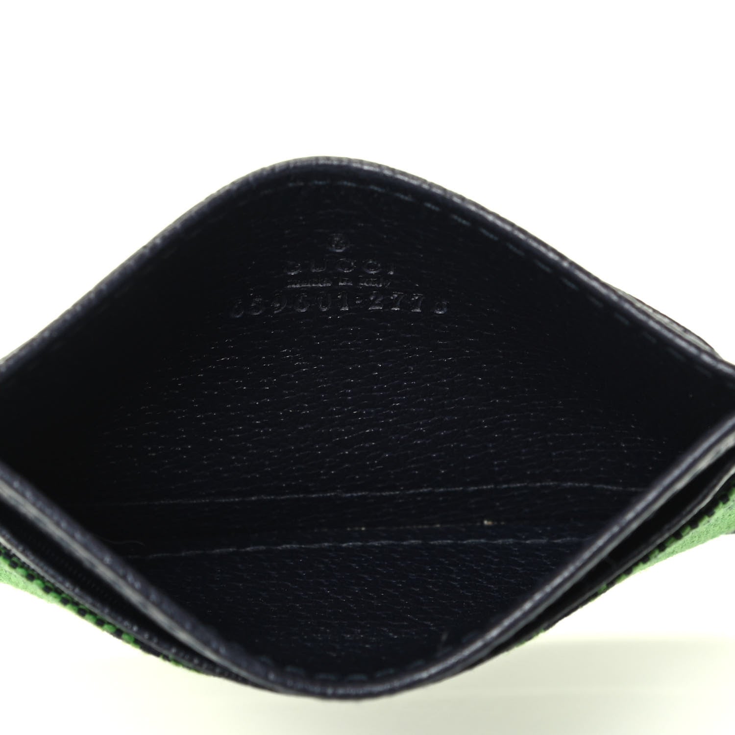 Gucci Monogram Multicolor Retro Interlocking G Card Holder Green Blue 3 of 3