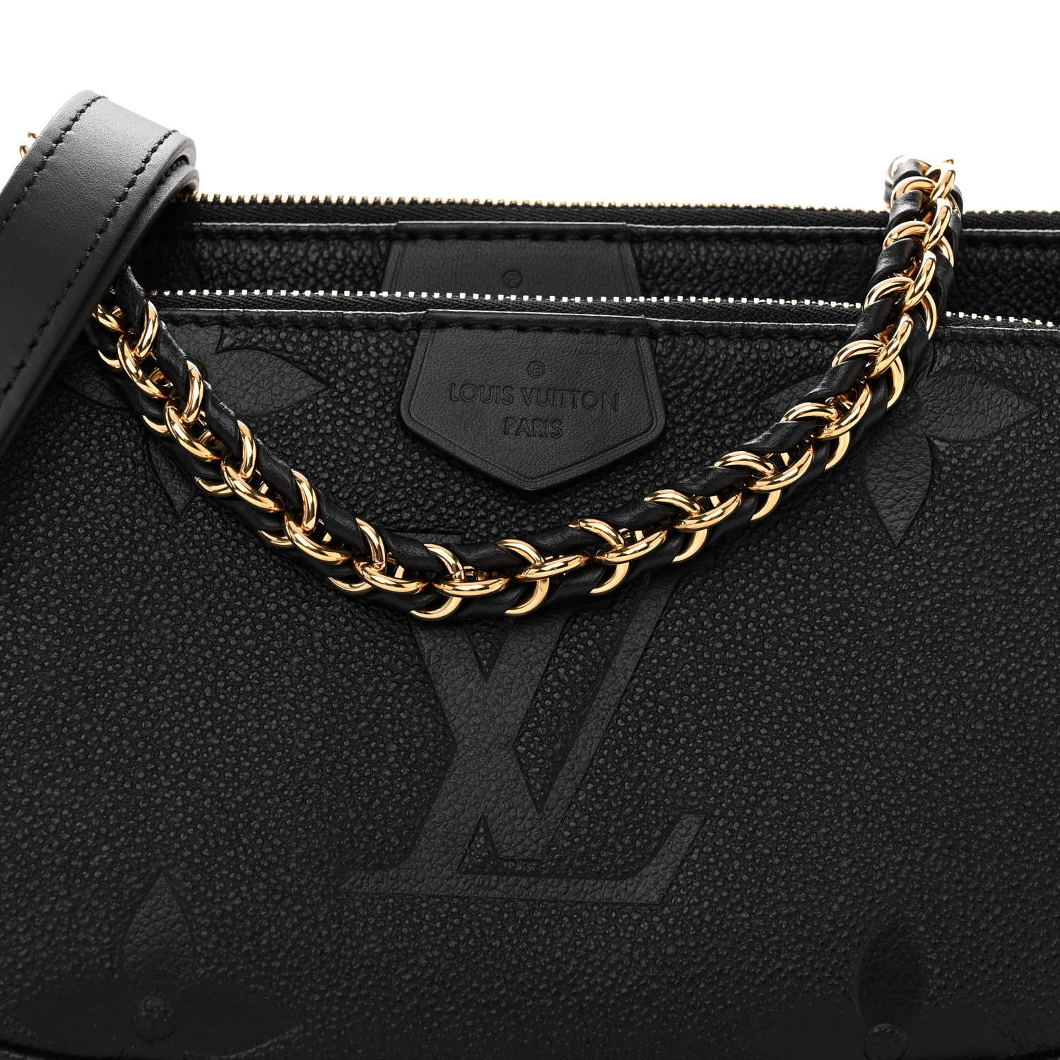 Louis Vuitton Empreinte Monogram Giant Multi Pochette Accessories Black 8 of 10