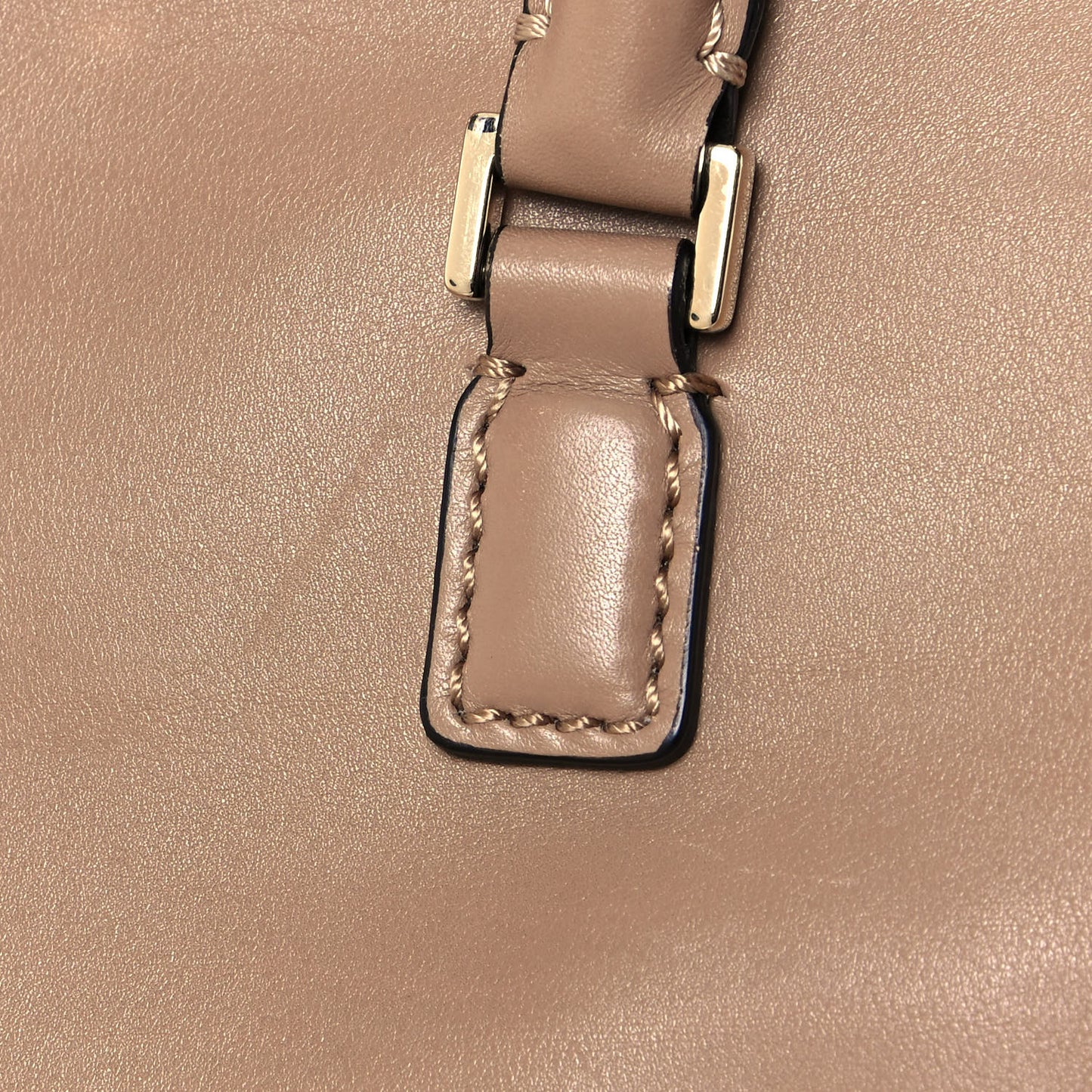 Vitello Rockstud Double Handle Tote Alpaca