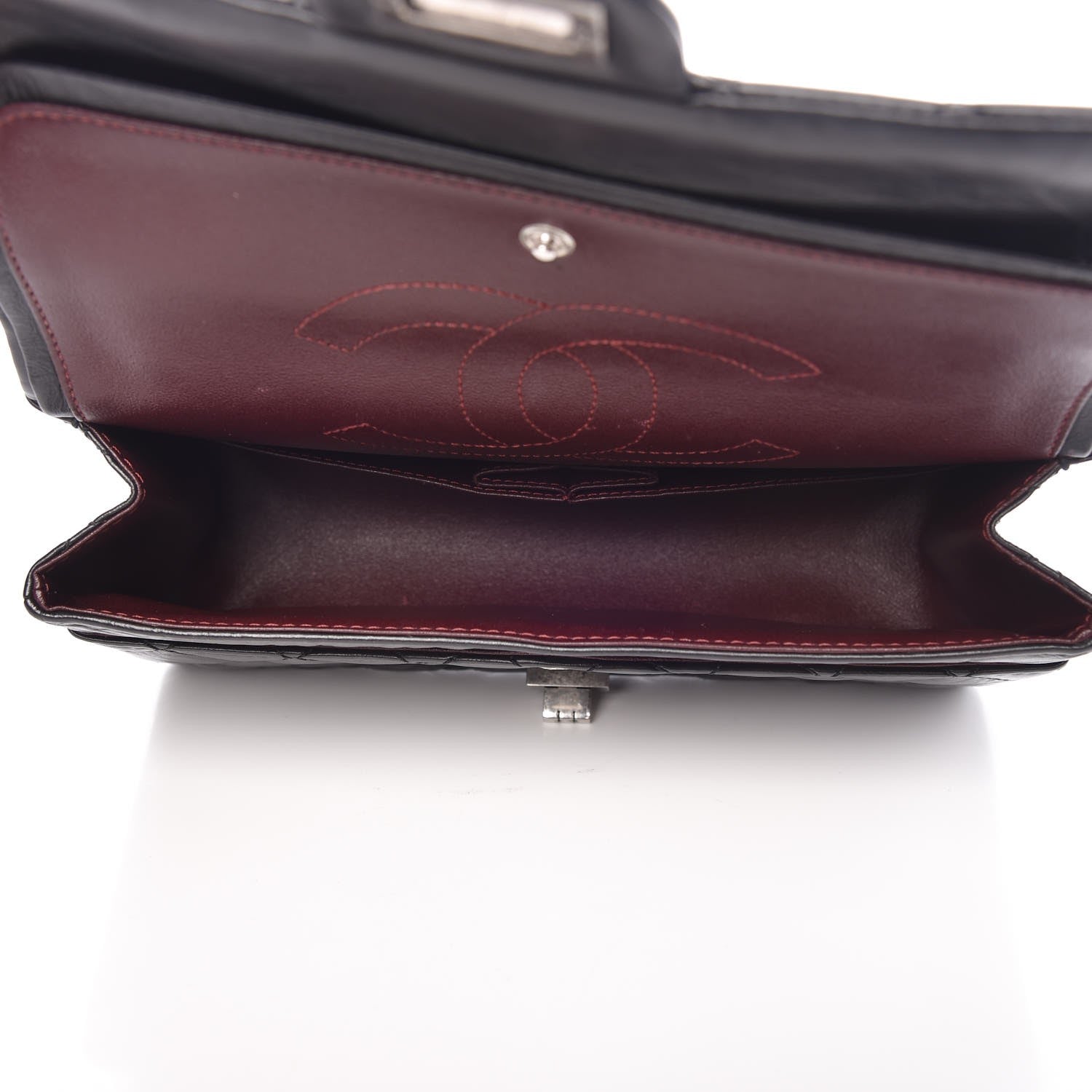 Chanel Aged Calfskin Quilted 2.55 Reissue 225 Flap Black 5 of 7