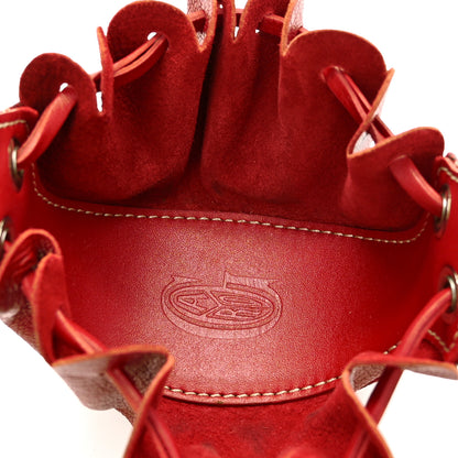 Goyard Goyardine Drawstring Coin Pouch Red 5 of 8