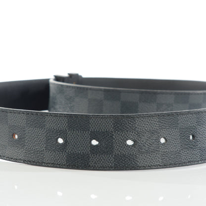 Louis Vuitton Damier Graphite 40mm LV Initiales Belt 105 42 7 of 9
