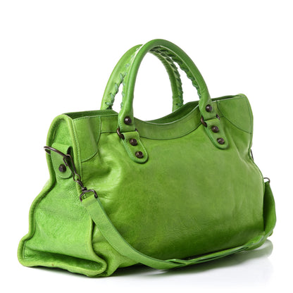 Balenciaga Chevre Classic Hardware City Apple Green 3 of 12
