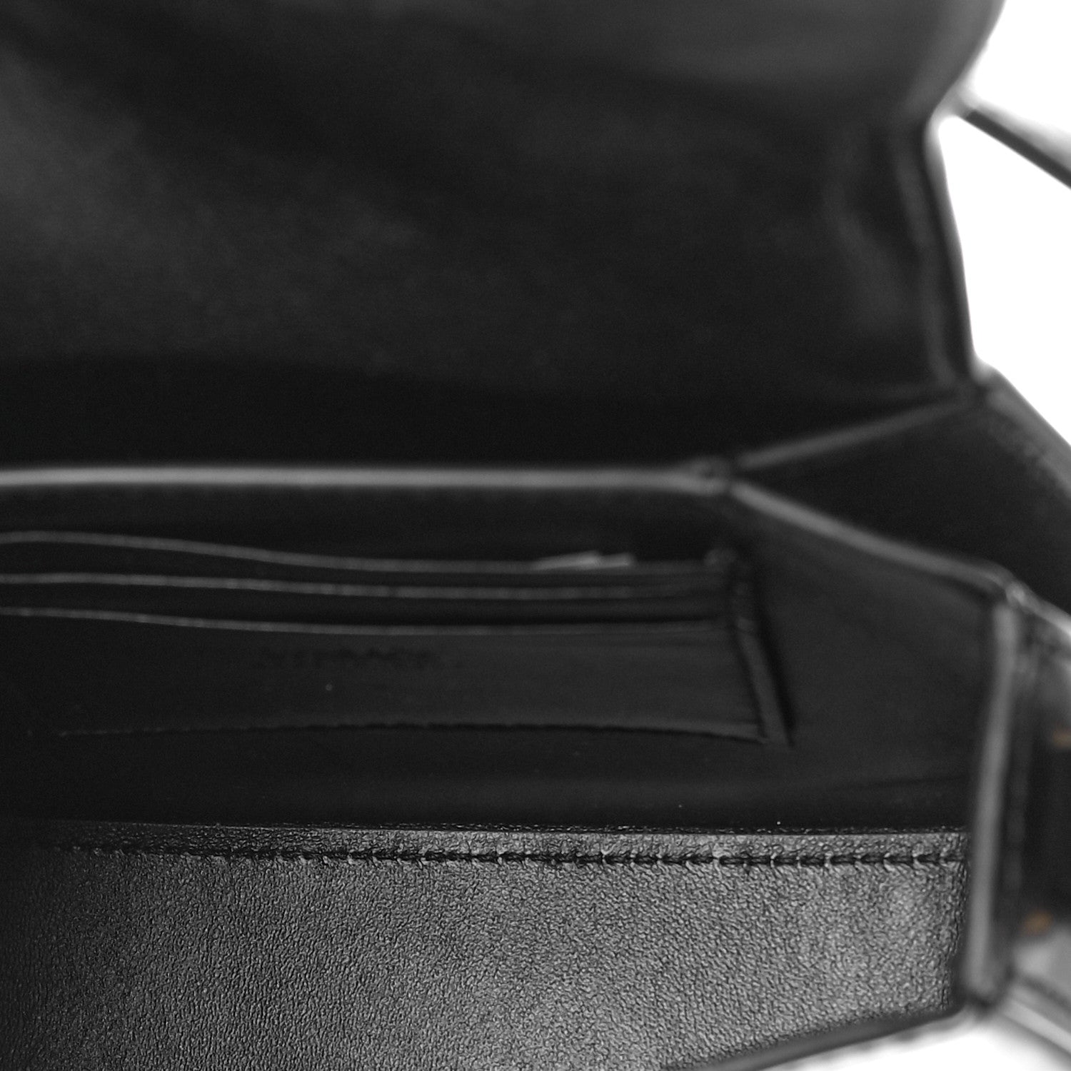 Versace Calfskin Small Greca Goddess Shoulder Bag Black 5 of 10