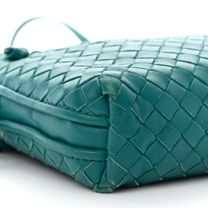 Bottega Veneta Nappa Intrecciato Nodini Crossbody Messenger Mallard 9 of 11
