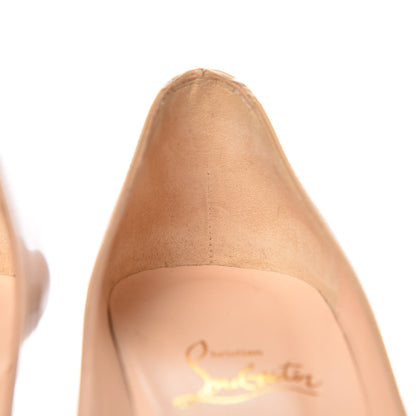 Christian Louboutin Patent Mater Claude 85 Pumps 36 Nude 15 of 18