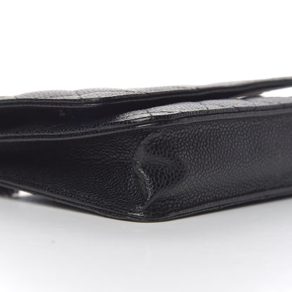 Chanel Caviar Quilted Wallet On Chain WOC Black 9 of 12