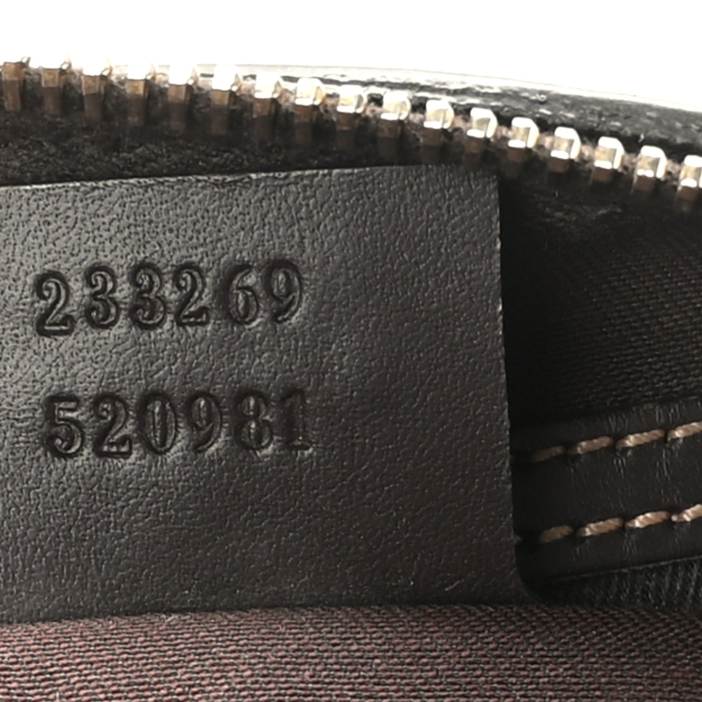 GG Supreme Monogram Belt Bag Dark Brown