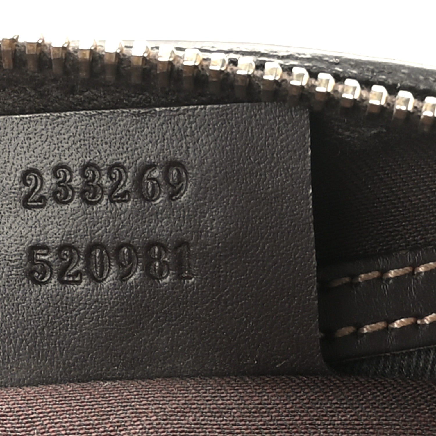 Gucci GG Supreme Monogram Belt Bag Dark Brown 7 of 9