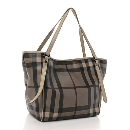 Burberry Smoked Check Small Canterbury Tote Trench 4 of 13