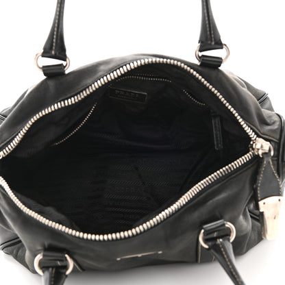 Prada Soft Calfskin Tote Black 4 of 14