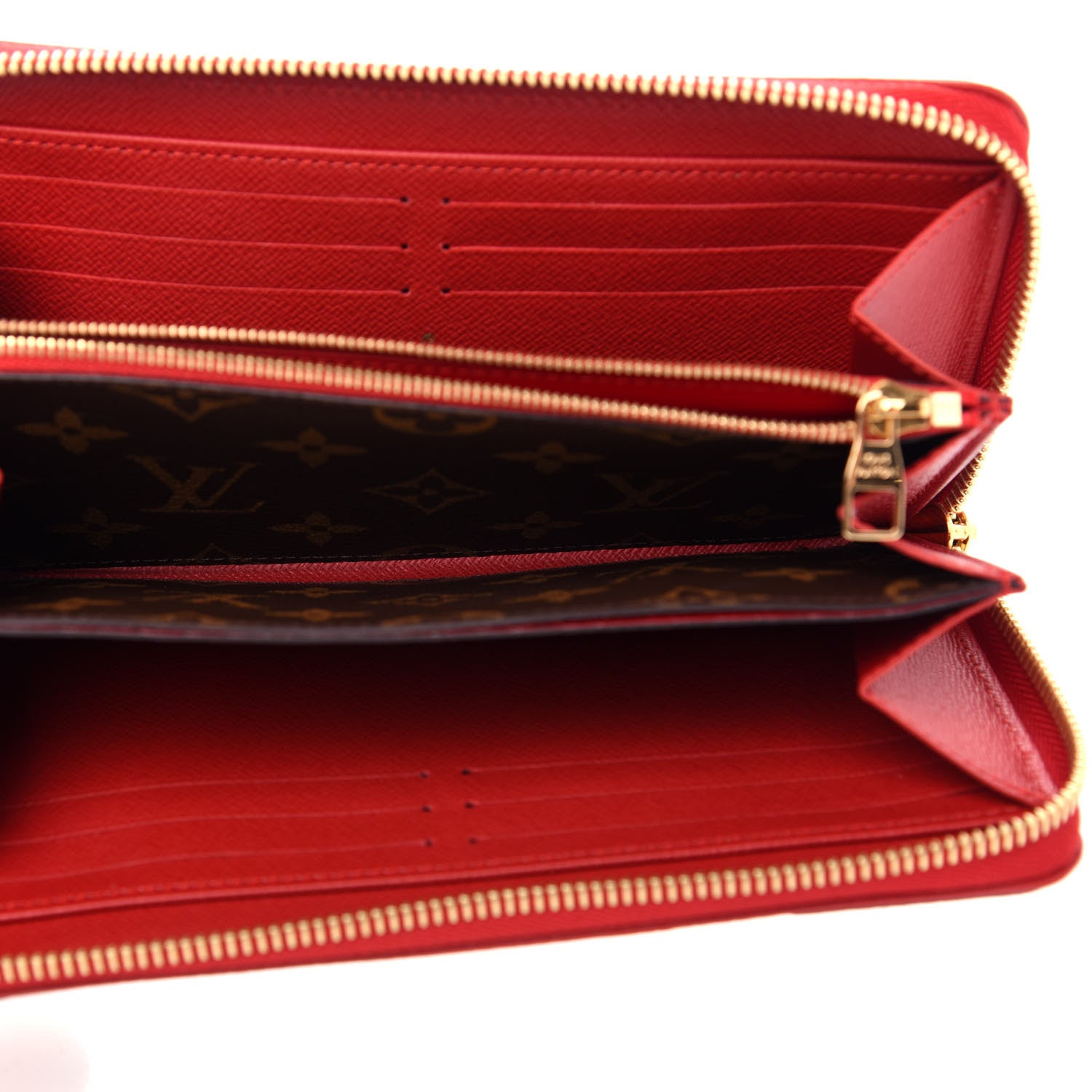 Louis Vuitton Monogram Retiro Zippy Wallet Cherry 5 of 8