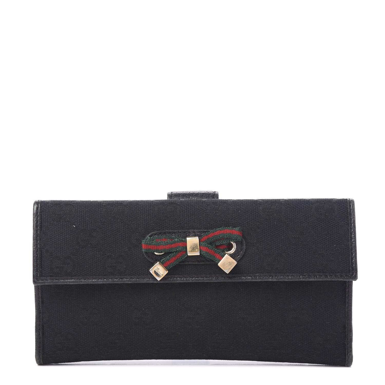 Gucci Monogram Princy Continental Wallet Black 1 of 5
