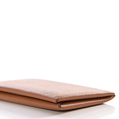 Hermes Epsom Calvi Card Case Gold 6 of 10
