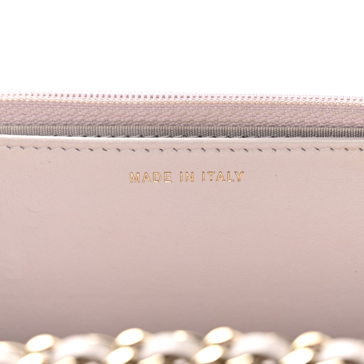 Chanel Lambskin Quilted Trendy CC Wallet On Chain WOC Lilac 7 of 14