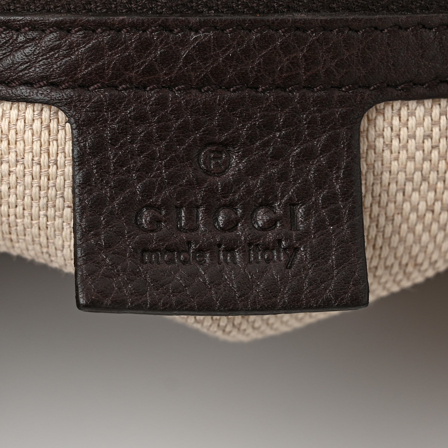 Gucci Monogram Web Medium Dressage Hobo Dark Brown 6 of 11