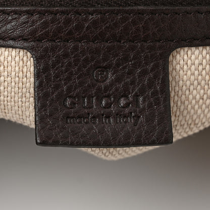 Gucci Monogram Web Medium Dressage Hobo Dark Brown 6 of 11