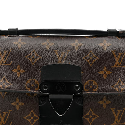 Louis Vuitton Monogram Macassar S Lock Messenger 7 of 18