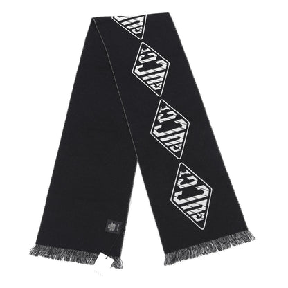 Gucci Wool Cashmere Logo Scarf Black 2 of 4