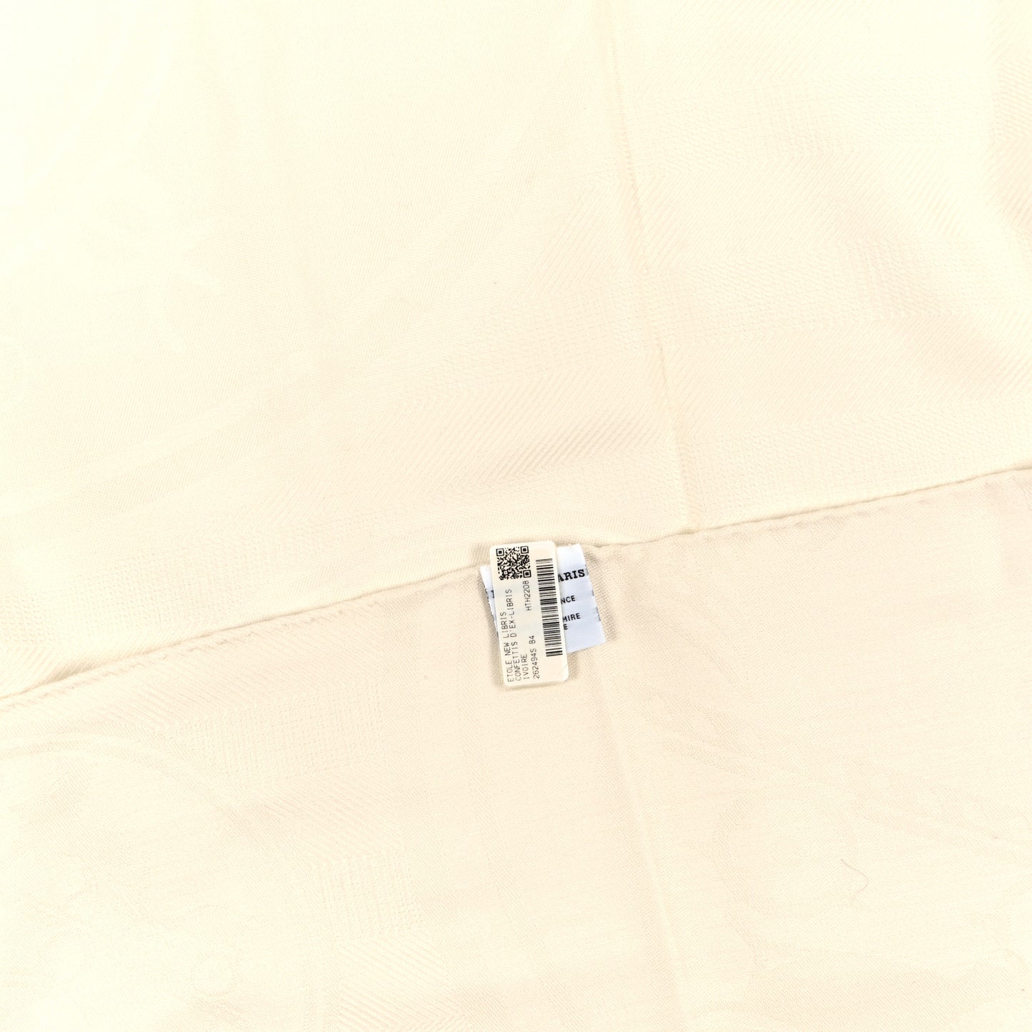Cashmere Silk New Libris Confettis D'Ex Stole Ivory