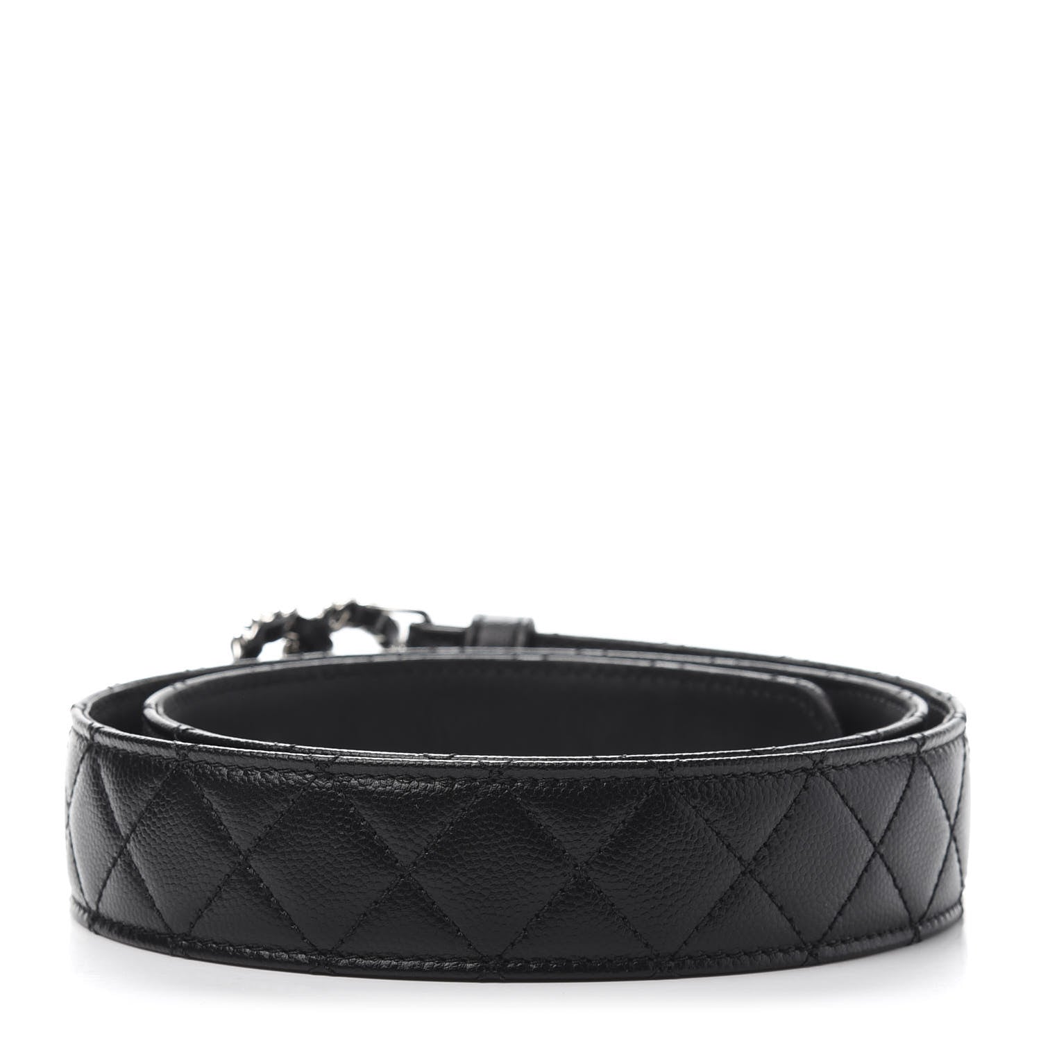 Chanel Caviar Quilted CC Chain Belt 85 34 Black 2 of 9