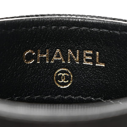 Chanel Caviar Quilted Crystal Card Holder Black 6 of 9