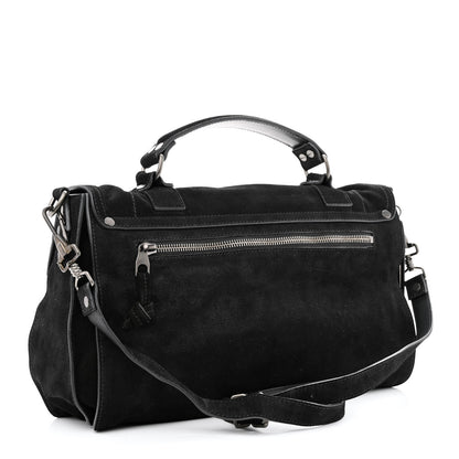 Proenza Schouler Suede Medium PS1 Satchel Black 3 of 10