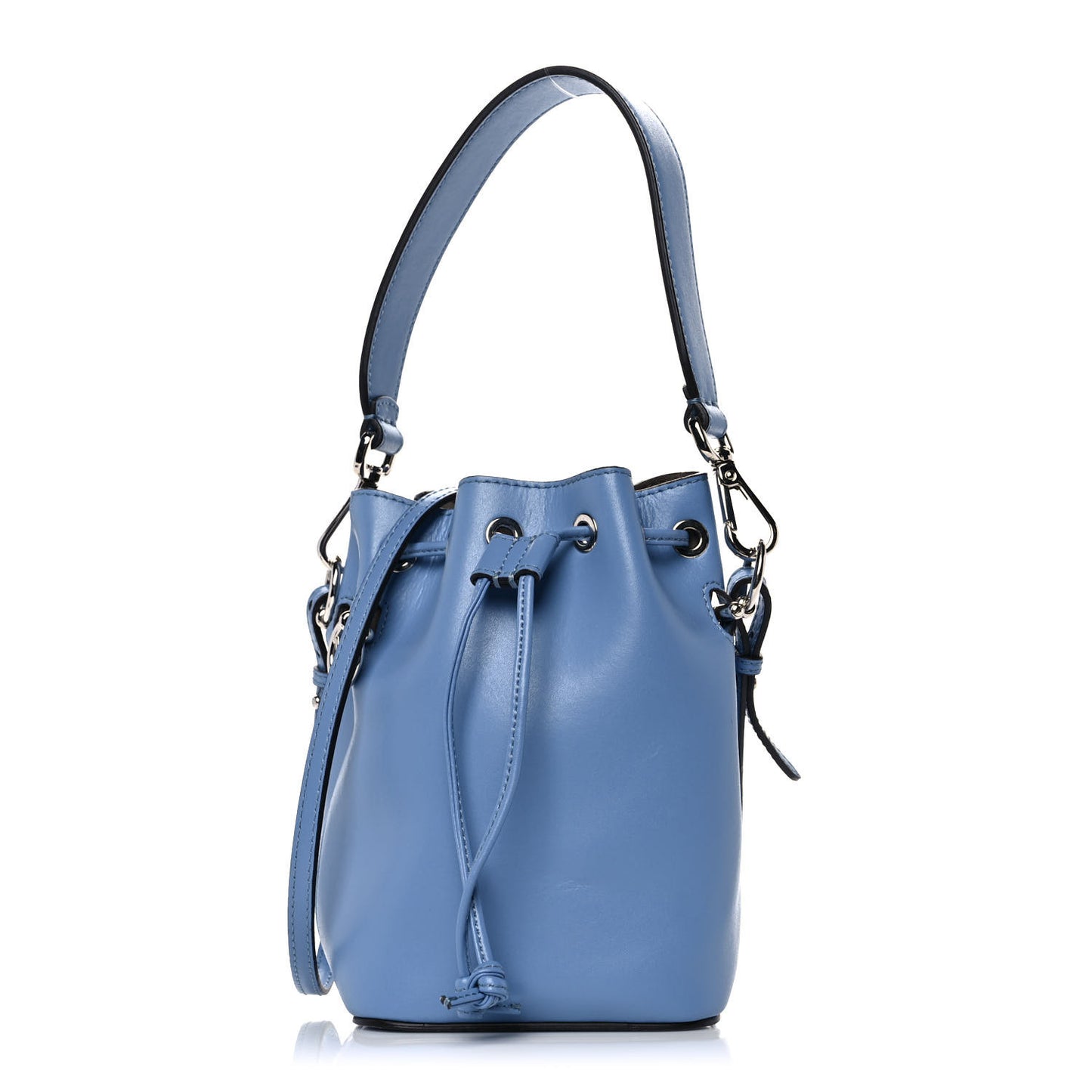 Vitello Liberty Lucido F is Fendi Mini Mon Tresor Bucket Bag Nebula