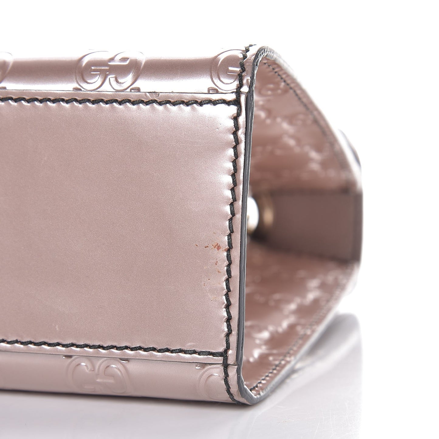 Shine Guccissima Medium Emily Chain Shoulder Bag Dark Cipria