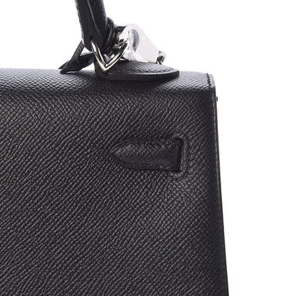 Hermes Epsom Kelly Sellier 25 Black 12 of 38