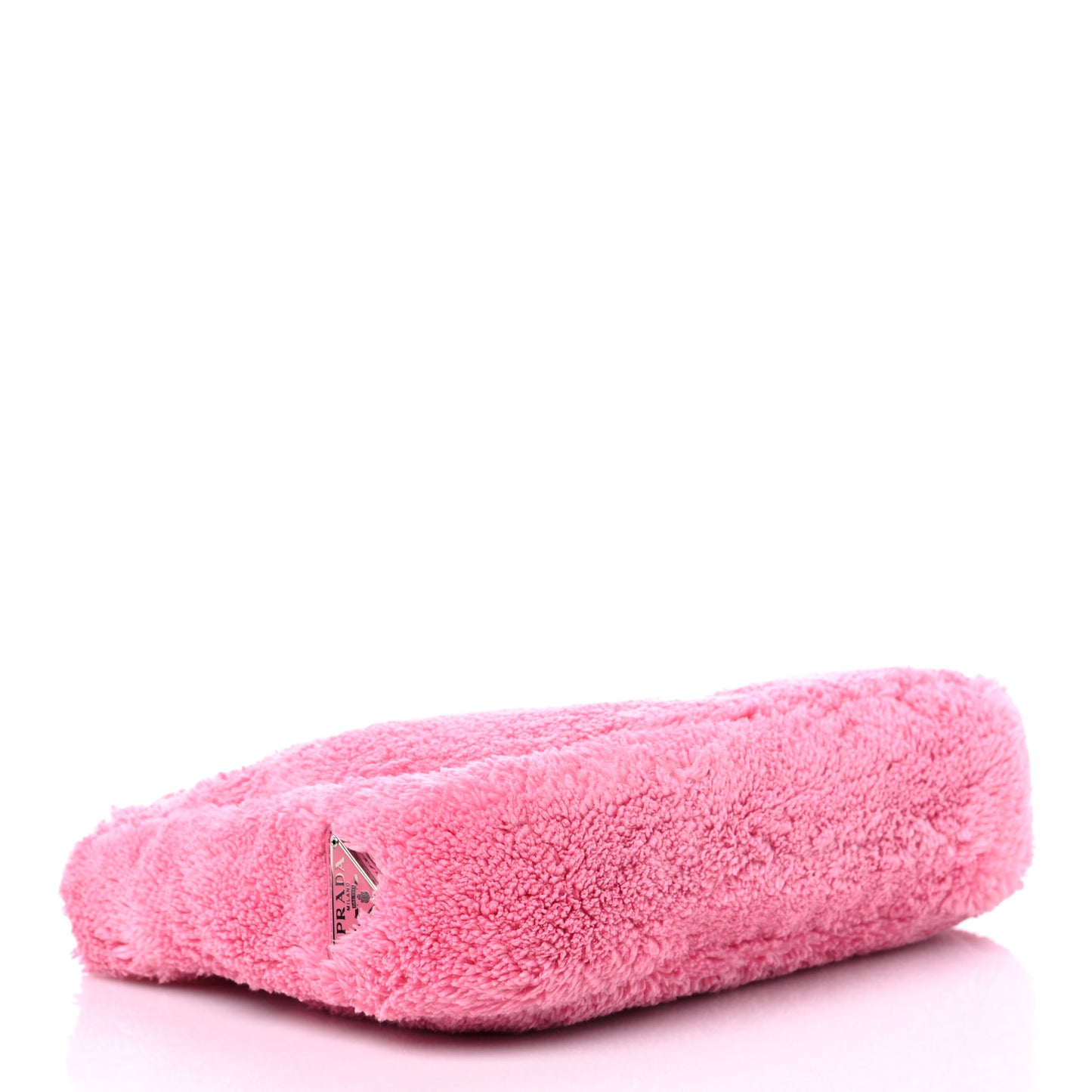 Terry Cloth Mini Re-Edition 2000 Bag Petalo Black