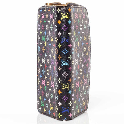 Louis Vuitton Monogram Multicolor Zippy Wallet Black 5 of 8