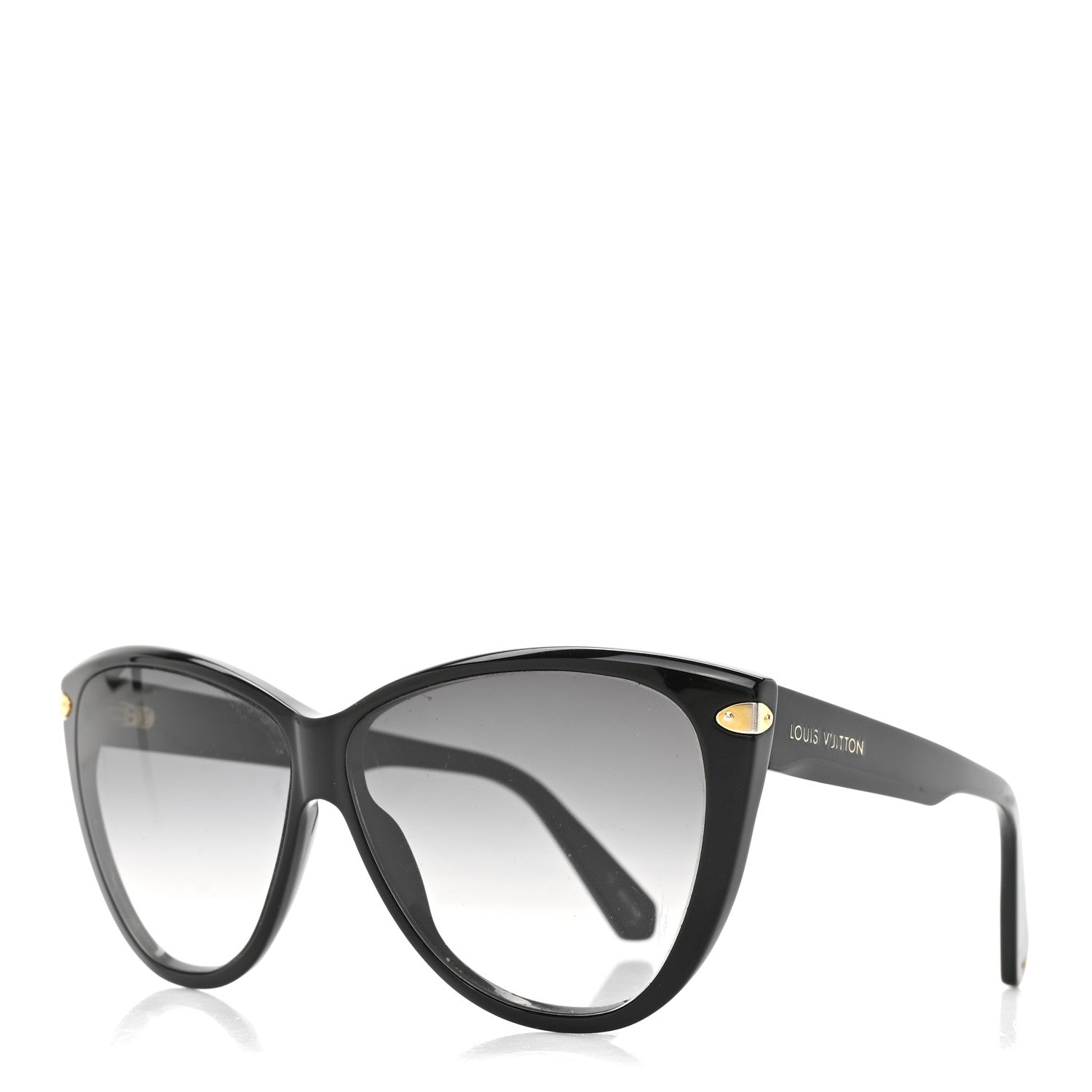 Louis Vuitton Acetate Velvet Sunglasses Z1293W Black 1 of 9