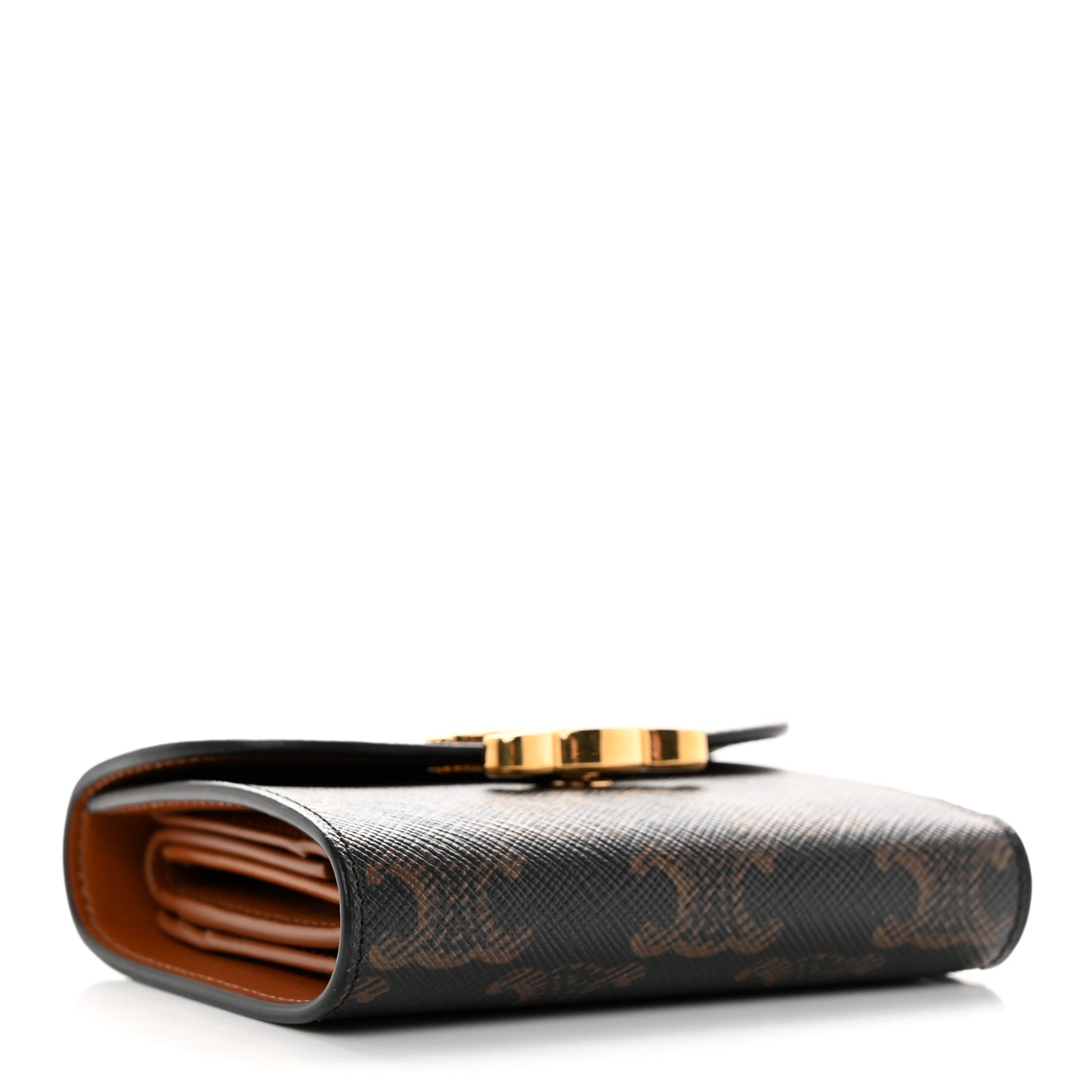 Triomphe Canvas Small Triomphe Wallet Tan