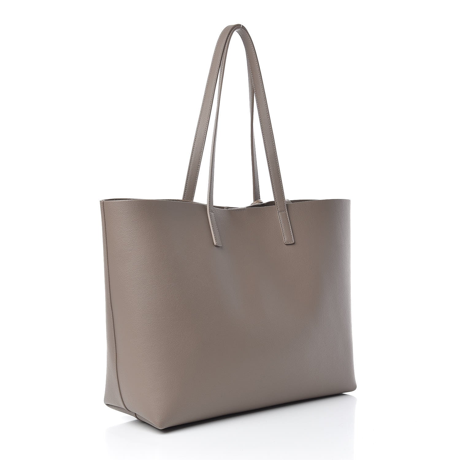Saint Laurent Calfskin Large Shopping Tote Taupe 4 of 15