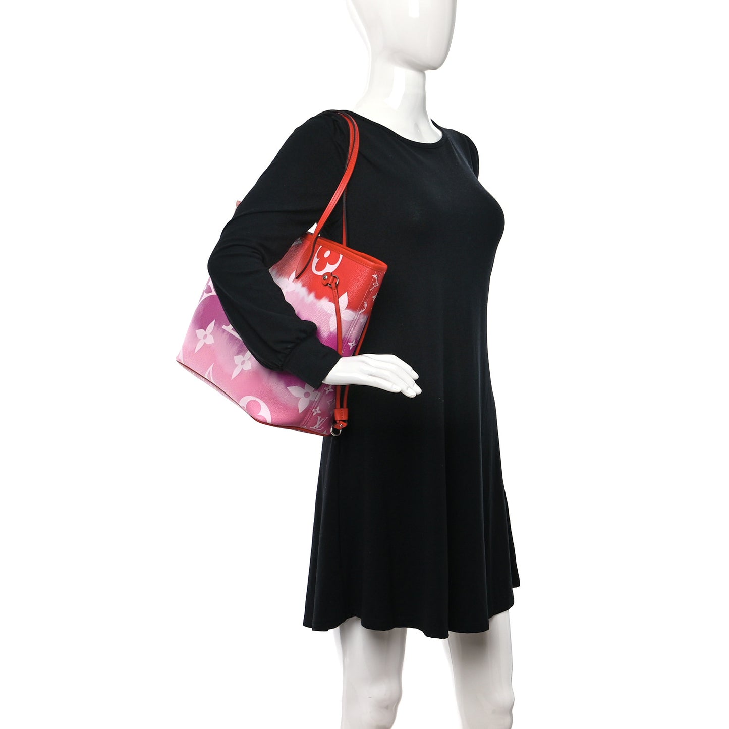 Monogram Escale Neverfull MM Rouge