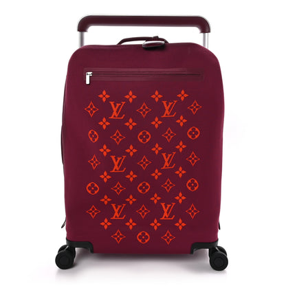 Louis Vuitton LOUIS VUITTON Knit Monogram Horizon Soft 55 Suitcase Fuchsia 1 of 10