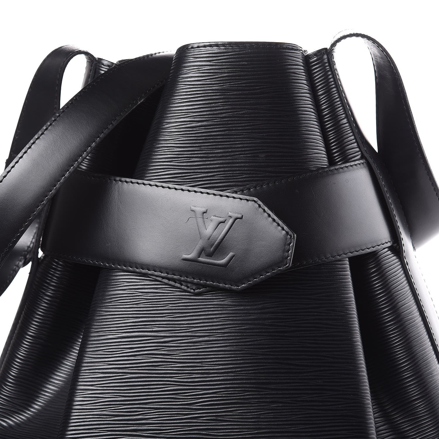 Louis Vuitton Epi Sac D'Epaule GM Black 9 of 19