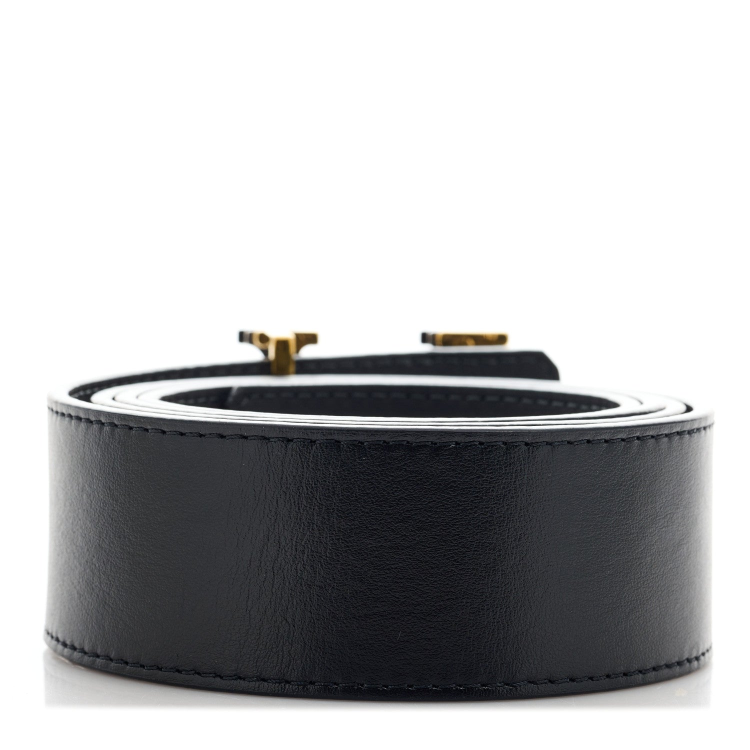 Louis Vuitton Calfskin 40mm LV Optic Reversible Belt 100 40 Black Anthracite Gray 2 of 5