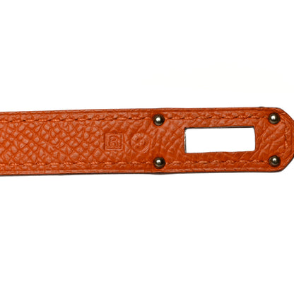 Hermes Epsom Kelly Longue Wallet Orange 8 of 9